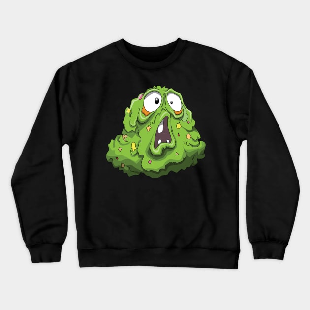 Puke Monster Crewneck Sweatshirt by Wickedcartoons